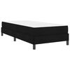 vidaXL Boxspringbed met matras Zwart 90 x 190 cm Stof