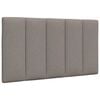 vidaXL Hoofdbordkussen "Hanko" 80 cm stof taupe