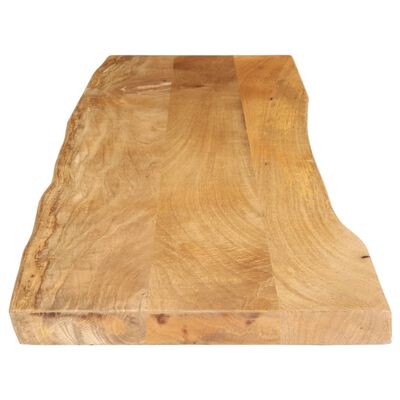 vidaXL Tafelblad met natuurlijke rand 160x40x3,8 cm massief mangohout