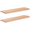 vidaXL Trapmatten 2 st Naturel 90 x 30 x 2 cm Massief beukenhout