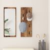 vidaXL Wandgemonteerde kapstok Oudhout 30 x 1,5 x 80 cm Bewerkt hout