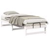 vidaXL Bedframe Wit 80 x 200 cm Massief grenenhout