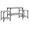 vidaXL Tv-meubel 117x35x52 cm bewerkt hout grijs sonoma eikenkleurig
