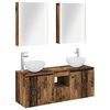 vidaXL Badkamerkastenset 5 pcs Oud hout 53 x 15,5 x 70 cm Bewerkt hout