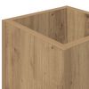 vidaXL Paraplu Standaard Artisan Eiken 20 x 20 x 55,5 cm Bewerkt hout
