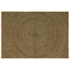 vidaXL Gebied Tapijt Zwart 160 x 230 cm Jute