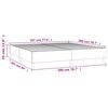 vidaXL Boxspring bed 200x200 cm fluweel donkergroen