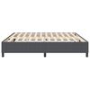 vidaXL Platform bedframe Donkergrijs 200 x 200 cm Stof