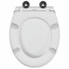 vidaXL Toiletzitting Wit 44,8 x 37,3 x 4,2 cm Duroplast