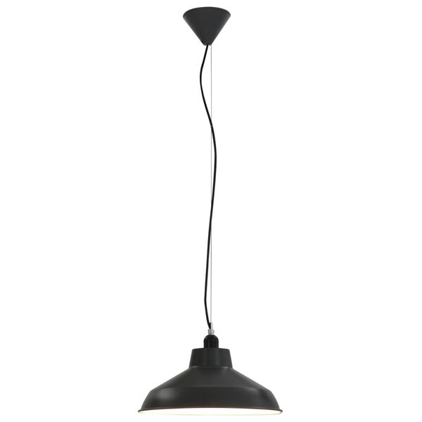vidaXL Hanglampen 2 st rond E27 grijs