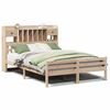 vidaXL Bed met boekenkast zonder matras massief grenenhout 140x200 cm