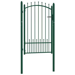 vidaXL Hekpoort EMMEN met stalen pinnen 104x117 cm groen