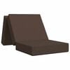 vidaXL Vouwbare Bankbed 90 x 67 x 45 cm Taupe