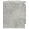 vidaXL Tv-meubel 120x30x35,5 cm bewerkt hout betongrijs