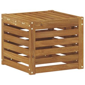 vidaXL Buitenstoolbank Naturel 43 x 43 x 37 cm Massief Acaciahout