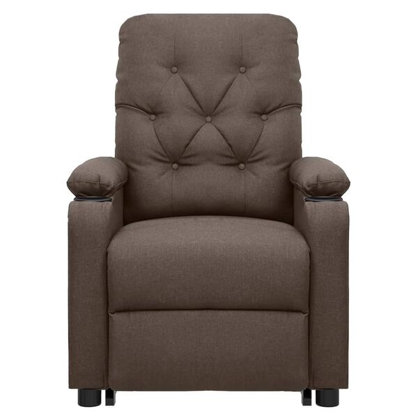 vidaXL Sta-op-massagestoel stof bruin