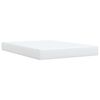 vidaXL Boxspring met matras kunstleer wit 140x190 cm