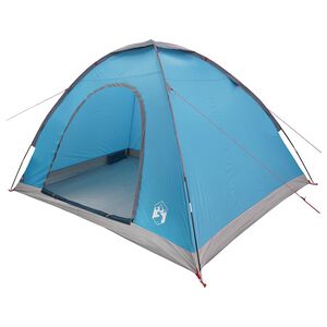 vidaXL Kamperen tent met dak met luchtopening Blauw 275 x 215 x 125 cm