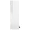 vidaXL Badkamerkast met spiegel 64x20x67 cm hoogglans wit