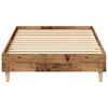 vidaXL Bedframe zonder matras 75x190 cm bewerkt hout oud hout