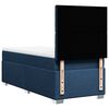 vidaXL Boxspring met matras stof blauw 100x200 cm