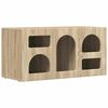 vidaXL TV-kast ELST 80 x 35 x 40 cm Sonoma Eiken Bewerkt hout