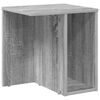 vidaXL Bijzettafel Grijs Sonoma 37 x 32 x 40 cm Bewerkt hout
