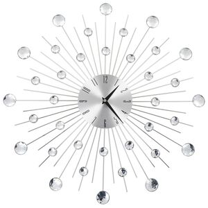 vidaXL Wandklok met quartz-mechanisme 50 cm modern ontwerp