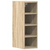 vidaXL Bovenkast 20x29,5x60 cm bewerkt hout sonoma eikenkleurig