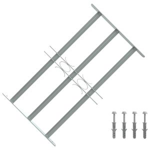 vidaXL Raamroosters 500-650 mm Gegalvaniseerd staal Zilverkleurig
