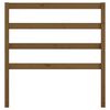 vidaXL Hoofdbord 106x4x100 cm massief grenenhout honingbruin