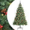 vidaXL Kunstkerstboom 300 LED's Warmwit PVC en Metaal Groen