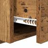 vidaXL Hoofdbord Met Kast met lade 3 pcs Oud Hout Bewerkt hout