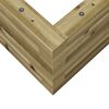 vidaXL Plantenbak 110x40x23 cm ge&iuml;mpregneerd grenenhout
