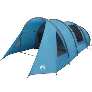 vidaXL Tunnel Tent 4-Person 4-persoons Blauw en Grijs