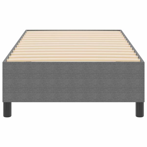 vidaXL Platform bedframe Lichtgrijs 90 x 200 cm Stof