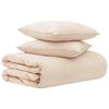 vidaXL Dekbedset 2 st 200 x 200 cm Kapok en Polyester Beige