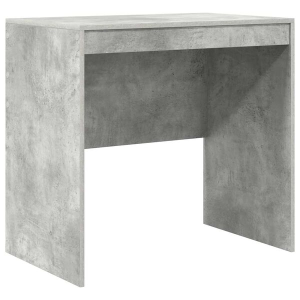 vidaXL Bureau Beton Grijs 80 x 50 x 76 cm