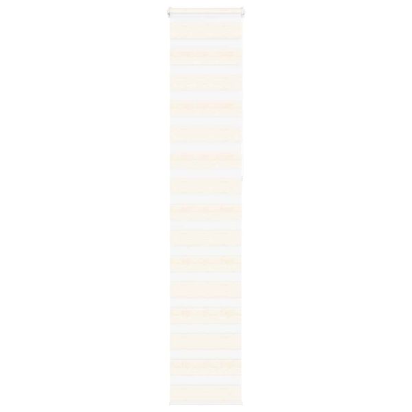 vidaXL Zebra rolgordijn 50x230 cm stofbreedte 45,9cm marmerbeige