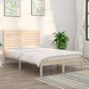 vidaXL Bedframe massief hout 135x190 cm