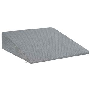 vidaXL Wedge Kussen 69 x 64 x 19 cm Medium Traagschuim Grijs