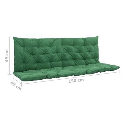 Kussen voor schommelstoel 150 cm (groen)