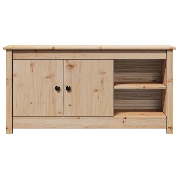 vidaXL Tv-meubel 103x36,5x52 cm massief grenenhout