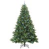 vidaXL Kunstkerstboom met 300 LED met standaard Groen 240 cm PE en PVC