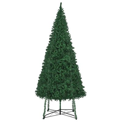vidaXL Kunstkerstboom met standaard 500 cm groen