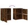 vidaXL Boekenkast 40x24x52 cm bewerkt hout gerookt eikenkleurig