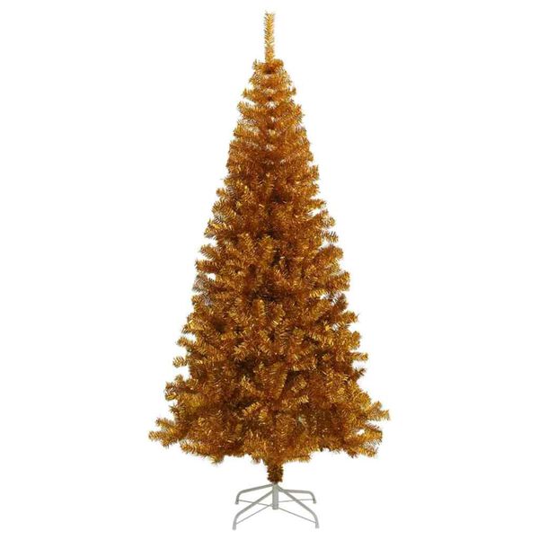 vidaXL Kerstboom met 300 LED met standaard Goud 180 cm PET
