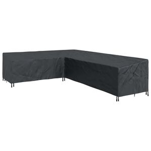 vidaXL Meubelhoes 355 x 275 x 80 cm 210D Oxford Stof L-vorm Waterdicht