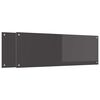vidaXL Keukenachterwand 2 st Donkergrijs 120 x 40 cm gehard glas