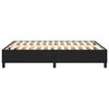 vidaXL Boxspring bed kunstleer zwart 140x190 cm